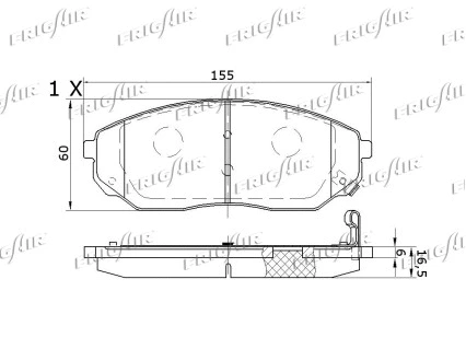 Brake Pad Set, disc brake