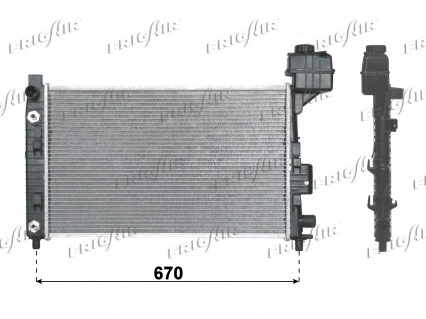 Radiator, engine cooling (0106.3005)