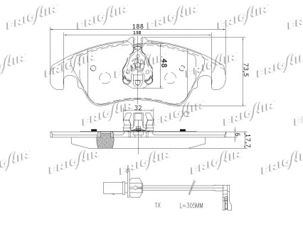 Brake Pad Set, disc brake