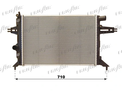 Radiator, engine cooling (0107.3078)