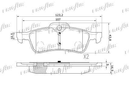 Brake Pad Set, disc brake