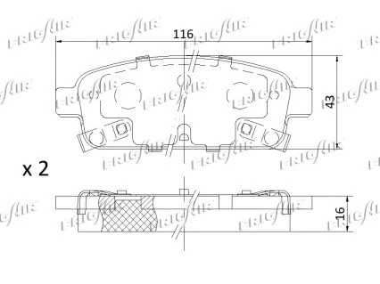 Brake Pad Set, disc brake