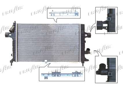 Radiator, engine cooling (0107.3090)