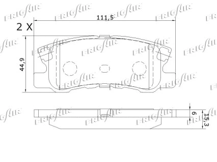 Brake Pad Set, disc brake