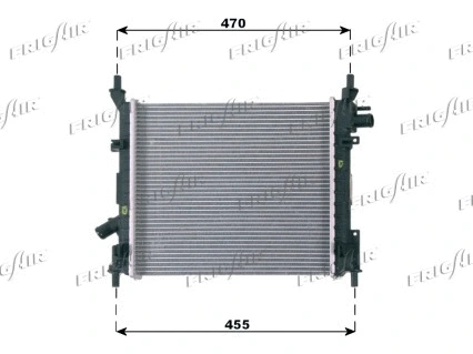 Radiator, engine cooling (0105.3078)