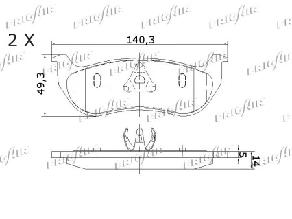Brake Pad Set, disc brake