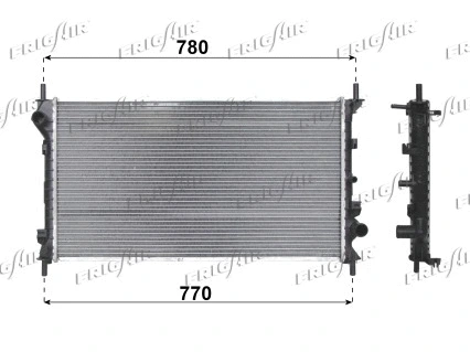 Radiator, engine cooling (0105.3101)