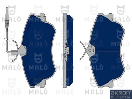 Brake Pad Set, disc brake (1050135)