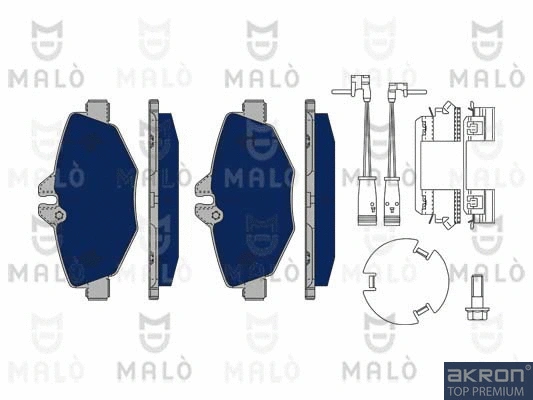 Brake Pad Set, disc brake (1050095)