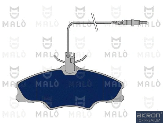 Brake Pad Set, disc brake (1050658)