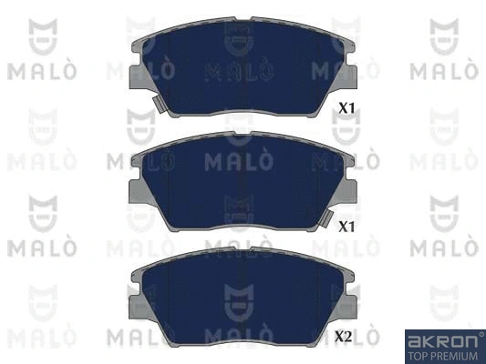 Brake Pad Set, disc brake (1051294)