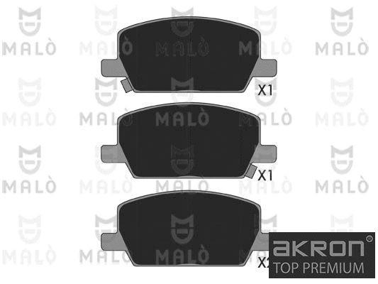 Brake Pad Set, disc brake (1051393)