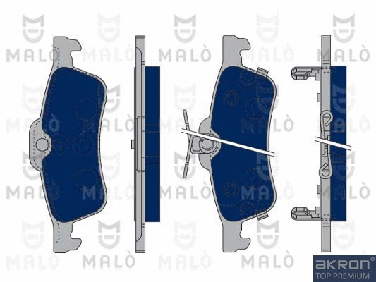 Brake Pad Set, disc brake (1050039)