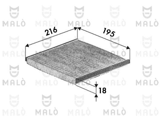 Filter, cabin air (1531182)
