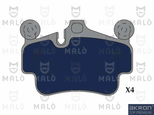 Brake Pad Set, disc brake (1051240)