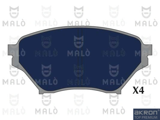 Brake Pad Set, disc brake (1051319)
