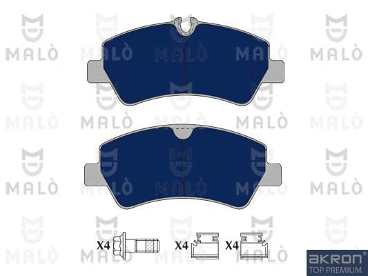 Brake Pad Set, disc brake (1051162)