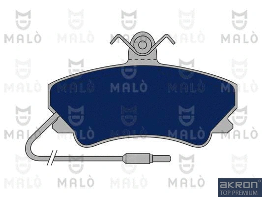 Brake Pad Set, disc brake (1050670)