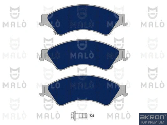Brake Pad Set, disc brake (1051141)