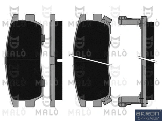 Brake Pad Set, disc brake (1050063)