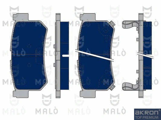 Brake Pad Set, disc brake (1050194)