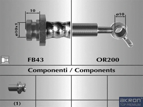 Brake Hose (80930)