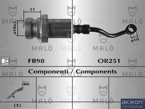 Brake Hose (81050)
