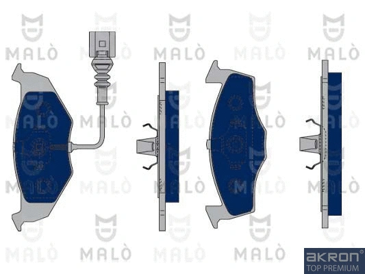 Brake Pad Set, disc brake (1050278)