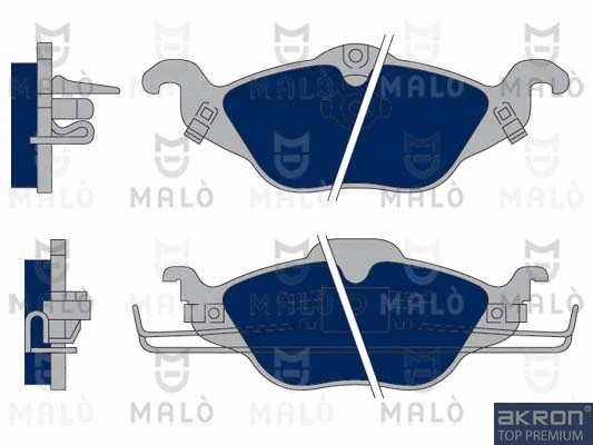 Brake Pad Set, disc brake (1050404)