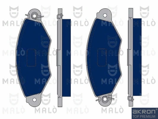 Brake Pad Set, disc brake (1050101)