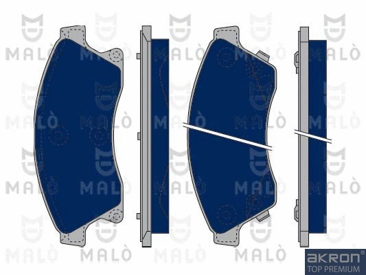 Brake Pad Set, disc brake (1050143)