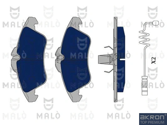 Brake Pad Set, disc brake (1050340)