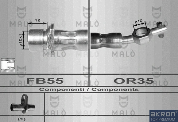 Brake Hose (8954)
