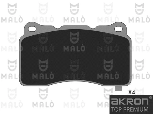 Brake Pad Set, disc brake (1051381)