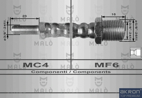 Brake Hose (8455)