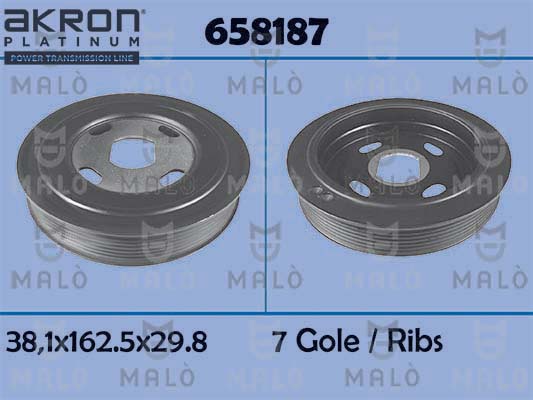 Belt Pulley, crankshaft (658187)