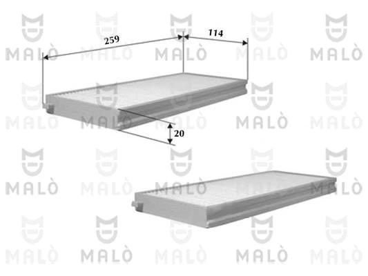 Filter, cabin air (1531251)