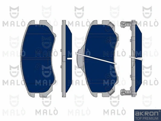 Brake Pad Set, disc brake (1050349)