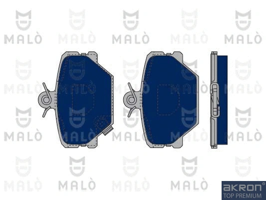 Brake Pad Set, disc brake (1050261)
