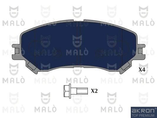 Brake Pad Set, disc brake (1051219)