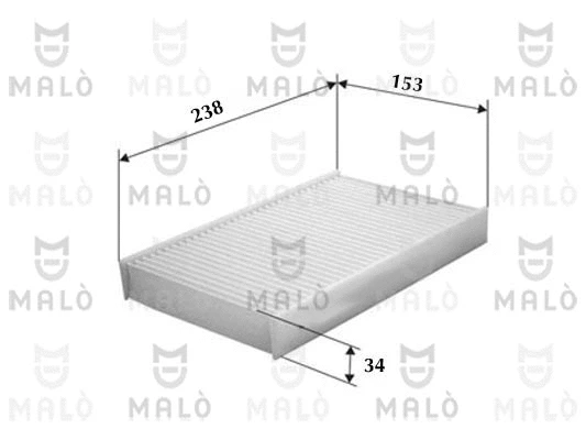 Filter, cabin air (1531401)
