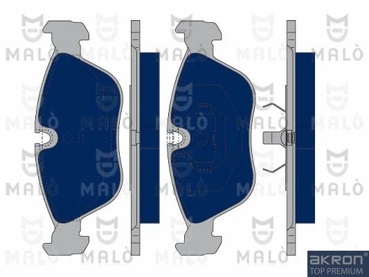 Brake Pad Set, disc brake (1050317)