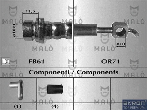 Brake Hose (80751)