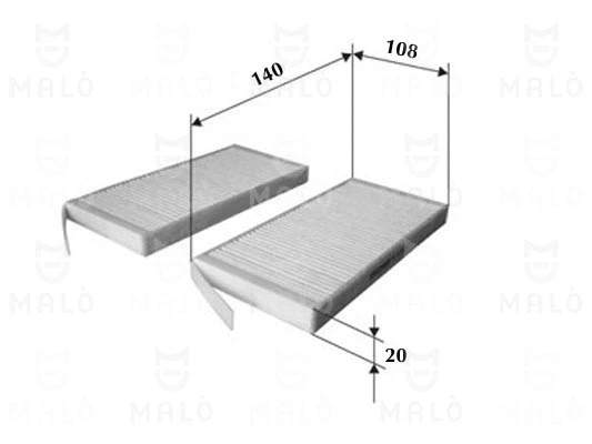 Filter, cabin air (1531531)