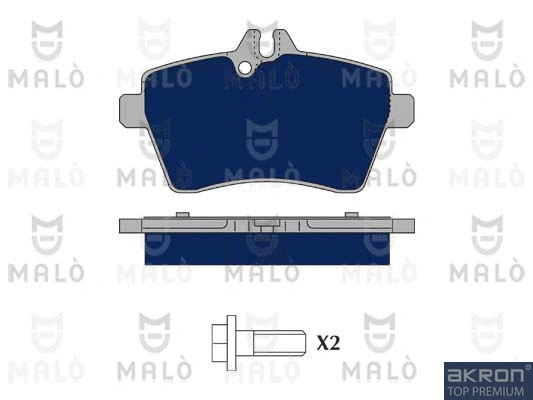 Brake Pad Set, disc brake (1050217)