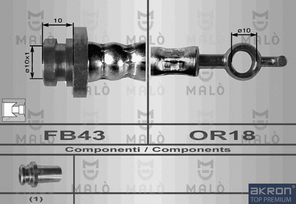 Brake Hose (8617)