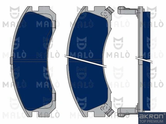 Brake Pad Set, disc brake (1050046)