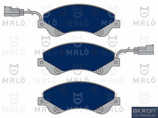 Brake Pad Set, disc brake (1050221)