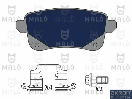 Brake Pad Set, disc brake (1051177)