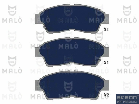 Brake Pad Set, disc brake (1051324)